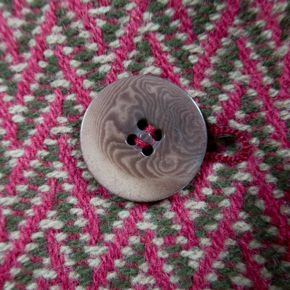 GIORGIO ARMANI Vintage Wool Chevron Single Button Blazer Women’s 44 US Size 10 - Picture 8 of 12